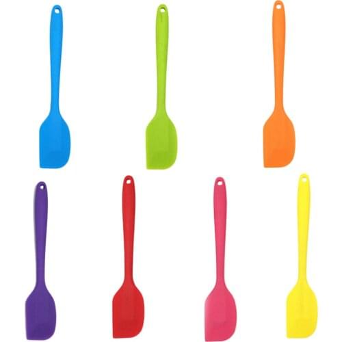 1pc Cream Cake Spatula Silicone Scraper Mixing Chocolate Batter Scraper Brush Butter Mixer Cake Brushes Baking Kitchenware Tool