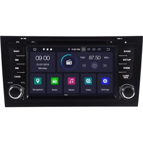 7" Android 10.0 OS Car DVD Multimedia GPS Radio System Player for Audi A6 / S6 / RS6 1997-2004 with Full Video Output Support
