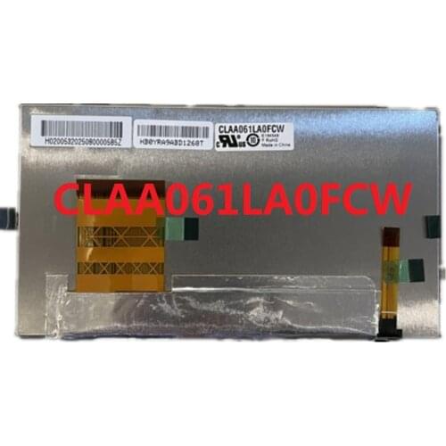 CLAA061LA0FCW Original 6.1 inch 800*480 LCD Screen for car dvd gps Display screen
