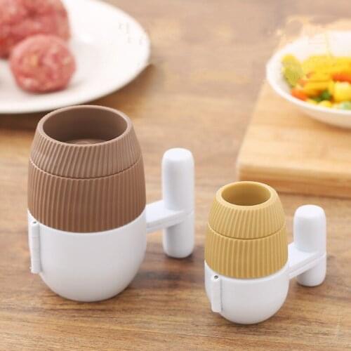 2Pcs/Set Sandwich Meatball Mold DIY Maker Stuffed Fish Ball Mould Homemade Food Cooking Beef Ball Machine Kitchen Accessories