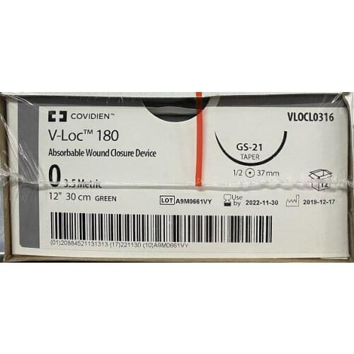 Covidien Barbed Wire VLOCL0316 Covidien Barbed Wire VLOCL0316