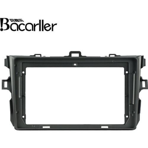 9 Inch Car Fascia Trim Kit For TOYOTA Corolla / Altis 2009-2013 Double Din dvd Frame Fascias Audio Fitting Adaptor Panel In-dash