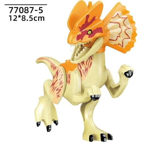 [MOC Hub] Jurassic Dinosaur Building Blocks Toys Park Compatible Major Brand Gifts Simulation Animal Rex Raptor