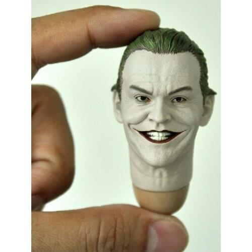 1/6 Scale John Joseph Nicholson Joker Head Models 1989 Version for 12''Figures Bodies Accessories DIY