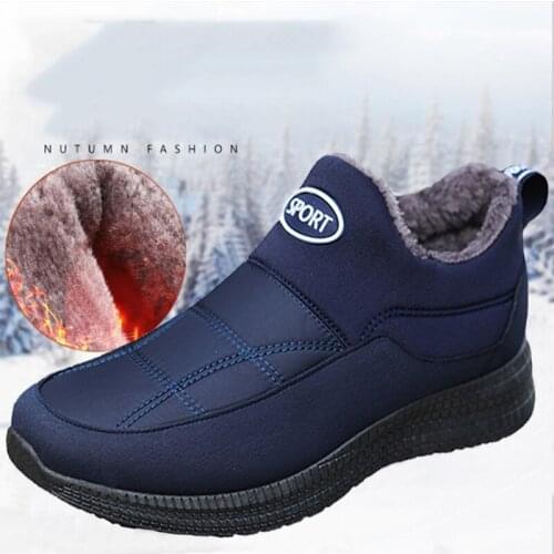 Men Shoes High Quality Men Casual Shoes Autumn Winter Mens Sneakers Keep Warm Walking Male Smeakers Comfortable Boots Plus Size