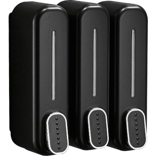 Soap Dispenser Hand Liquid Soap Dispenser Wall Mounted 350ml/700ml/1050m/ Hotel Shampoo Dispenses ABS Kitchen Soap Bottle