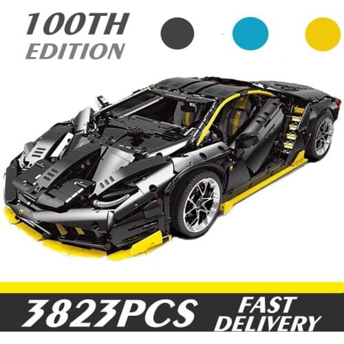 New 3899PCS Super Racing Centenario Car Hypercar Technical MOC-39933 Model Building Block Brick Toy Kid Gift