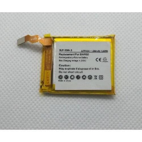 Replacement Battery for Sony SmartWatch 3 SWR50 SWR 50 Smart Watch 3.8V 280mAh Li-Polymer Lithium Rechargeable Accumulator+Track