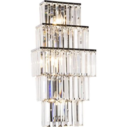 Modern Wall Light Fixtures Bathroom Vanity Lighting Crystal Sconce Wall Lights for Living Room Interior House Lighting Decorate