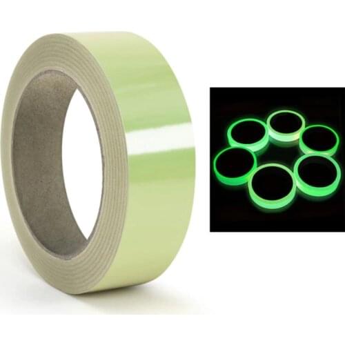 Luminous Tape Luminance Glow Removable Waterproof Glow In The Dark Safety Warning Tape PVC Self Adhesive DIY Decor Sticker