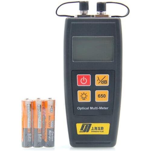 Fiber Optical Power Meter with 50mW Visual Fault Locator 25KM Optic Laser Source 2 in 1 Fiber Optic Multimeter Tester