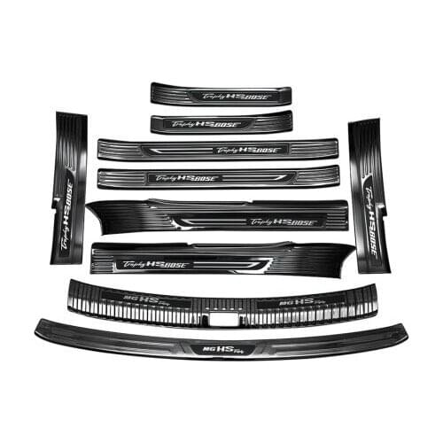 High-quality stainless steel Threshold bar Shield Trunk guard threshold Shield anti-scratch car accessories For MG HS 2018-2019