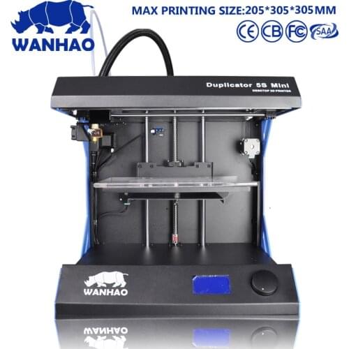 Wanhao D5SMiNi high speed 3D printer machine with PLA ABS filament cheap factory price high quality multi functional 3d printer
