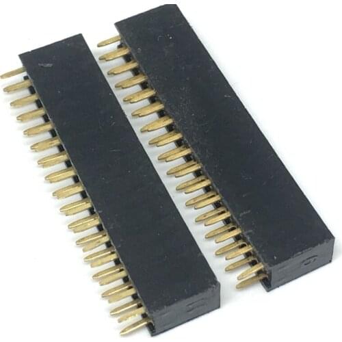 10Pcs Pitch 2.54mm 2x16Pin 32 Pin Female Double Row Straight Header Connector Socket