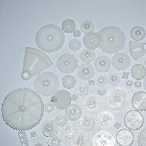 100pcs 100kinds Plastic gear / plastic gears / reduction gear/diy toy