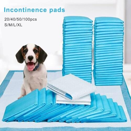 100 pieces of super absorbent diapers for pets, dog training pads, cat diapers, puppy cleaning and deodorizing pet supplies for
