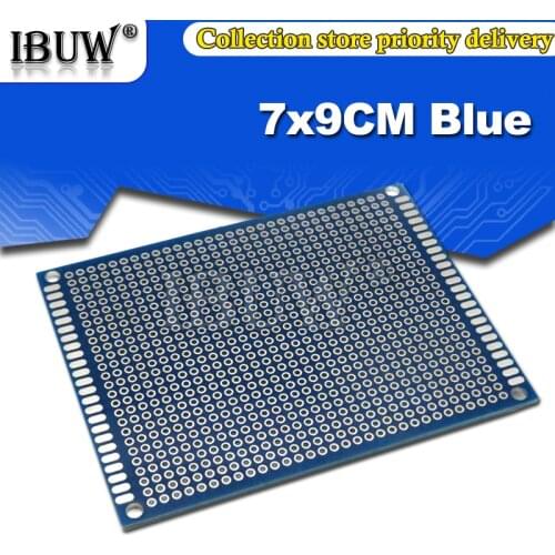 2PCS 7x9cm Double Side Prototype PCB Board 7*9cm Universal Printed Circuit Board For Arduino Experimental PCB Copper Plate