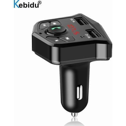 Kebidu 3.1A Dual USB Car Charger Car MP3 Player Bluetooth Receiver FM transmitter Audio Music Player For Car Accessories