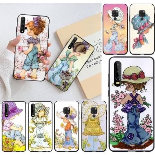 Cartoon girl Sarah Kay Phone Case for Huawei P40 P30 P20 lite Pro Mate 30 20 Pro P Smart 2020 prime