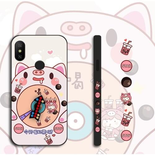 Pig Head Big Roulette Case For Xiaomi Redmi Note 3 4 Pro 4X 5A Prime S2 Y2 Anime Pattern TPU Cover For Redmi 5 Plus 6 6A GO
