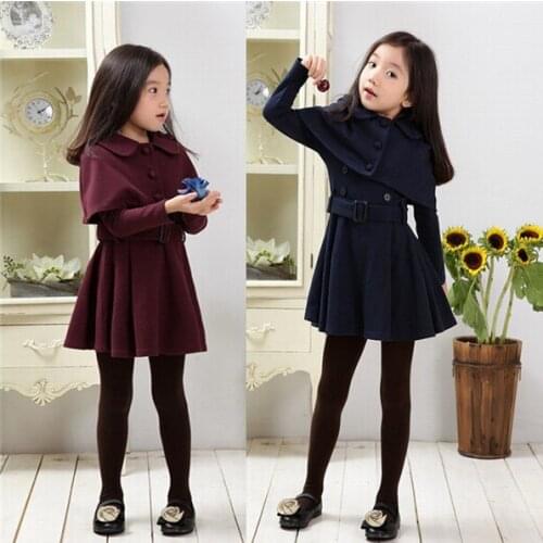 Children Coat Thick Spring Winter Thick Girls Long-Sleeve Coat Girl Warm Child Jacket Outerwear Kids Removable Hooded Clothing