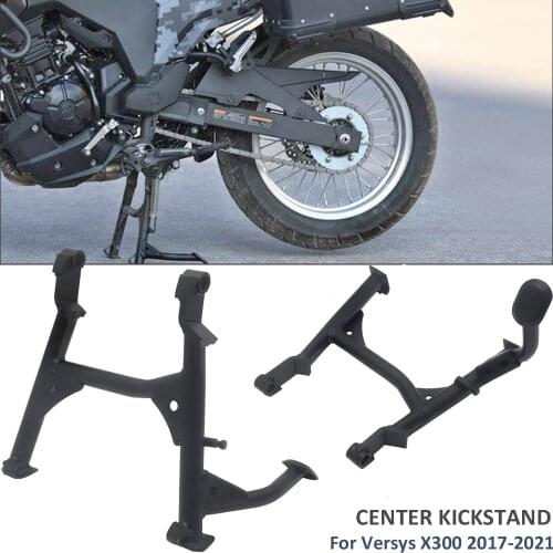 For Kawasaki Versys X300 Versys-X 300 2017-2021 Centerstand Center Kickstand Foot Side Stand Parking Support X-300 Accesories