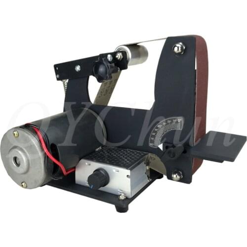 350W Electric Abrasive Belt Machine DIY Belt Sander Knife Sharpener Metal Polishing Machine 0-7000RPM 610x50MM 220V