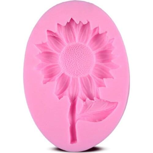Flower Cake Mold Silicone Daisy Flower Bread Pan Cake Mold Sunflower Bakery Pastry Bread Baking Mould H923