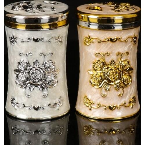 European style toothpick box creative toothpick holder restaurant hotel living room coffee table toothpick bottle toothpick jar