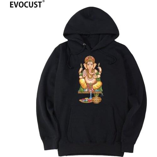 LORD GANESH GOD Hindu elephant Ganesha men Hoodies Sweatshirts women unisex Combed Cotton