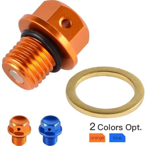 Magnetic Oil Drain Plug Bolt Fits For KTM 50 125 200 250 300 350 450 530 SX SXF EXC XC XCW XCF 690 950 990 SUPER DUKE ADVENTURE