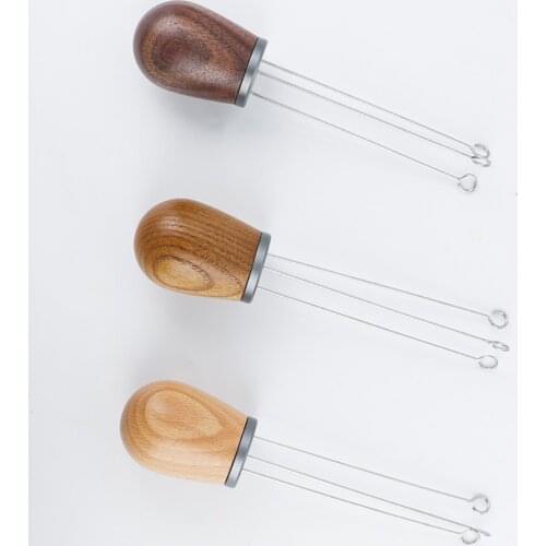 Espresso Coffee Stirrer Distribution Tool Needle Professional Stirring Distribution Coffee Powder Hand Tamper Distributor Newest