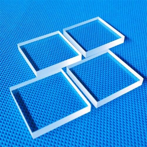 Polishing transparent quartz glass plate 100*100*2mm fused quartz plate 10pcs