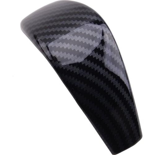 Car Gear Shift Knob Decoration Cover Trim Carbon Fiber Style ABS Fit for Ford Ranger 2020 2019 2018 2017 2016 2015