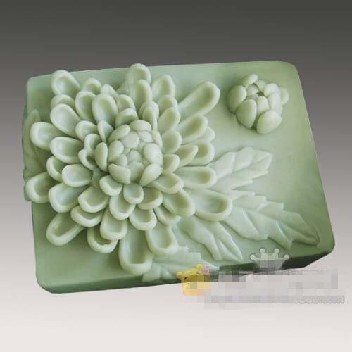 Chrysanthemum Flower Silicone Soap mold Handmade silicone 3d mould DIY Craft molds S178