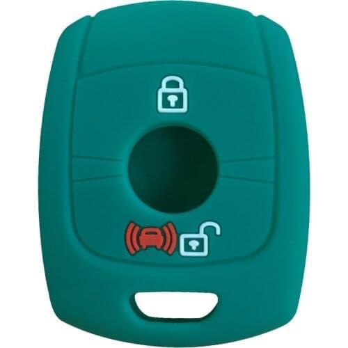 Silicone Key Holder Remote Protector 2 Button Shell Cover For Ssangyong Actyon Kyron Korando Sport Stavic Cover Auto Accessories