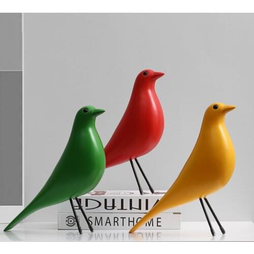 Resin Bird Figurines Big Size Sculpture Home Furnishing Decoration Crafts Peace Dove Statue Home Office Desk Creative Ornament