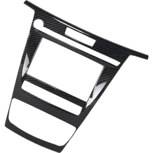 Carbon Fiber Style Inner GPS Navigation Panel Cover Trim Fit for Acura TLX 2015 2016 2017 2018 2019