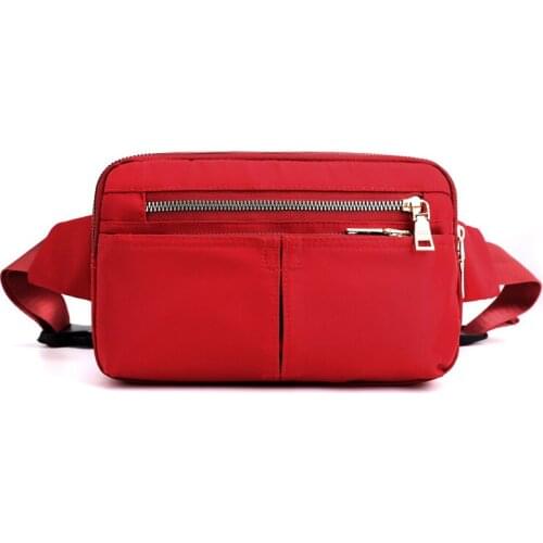 2020 Summer New Women fanny packs Multi Pockest Solid belt bag woman Travel casual Small cross body bag Outdoor Sports bum bag