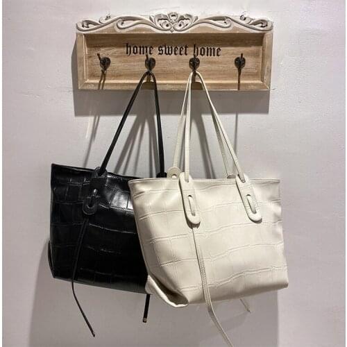 Large Capacity Shoulder Bag for Women Crocodile Handbag Ladies Designer PU Leather Female Luxury Totes Bags sac femme Bolsas