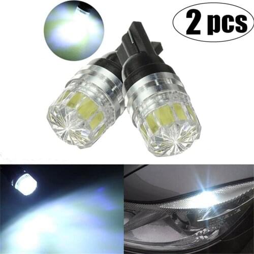 2Pcs High Quality Low Power Consumption High Bright T10 5050 5SMD LED Car Vehicle Side Tail Lights Bulbs Lamp White