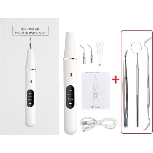 Ultrasonic Electric Dental Calculus Scaler Oral Cleansing Sonic Tartar Remover Stains Cleaner Removal Teeth Whitening