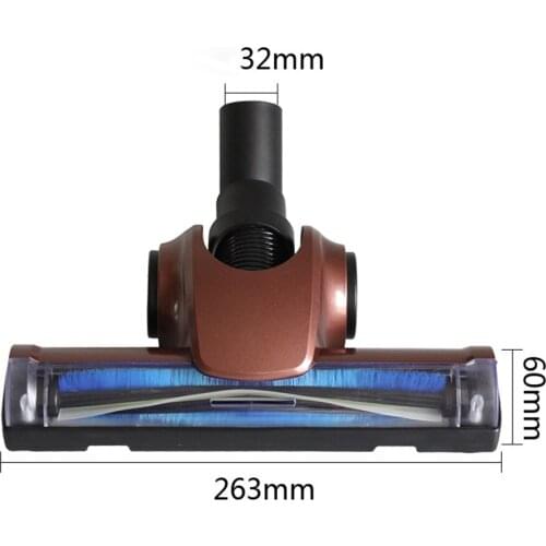 Universal 32mm Floor Mat Nozzle Brush Head for Philips ELECTROLUX VAX Miele Henry Cleaner Vacuum Cleaner Replacement Parts