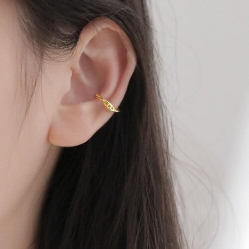 Twist Clip Earrings For Women Geometric Non-pierced New Trendy Creative Fashion Design Hot Student Holiday Gift Jewelry BOYULIGE
