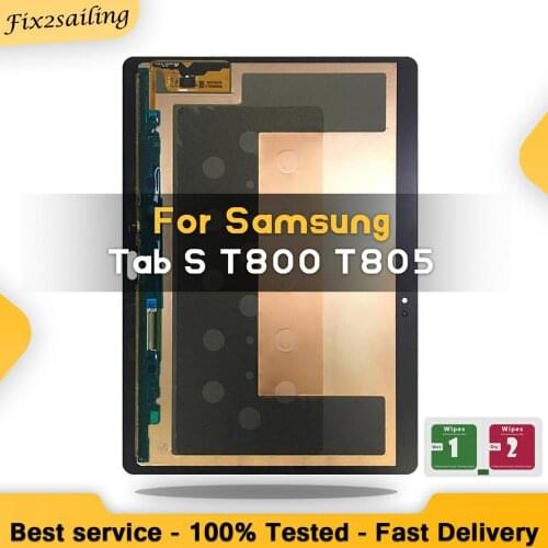 10.5" LCDS For Samsung Galaxy Tab S T800 T805 SM-T800 SM-T805 LCD Display Touch Screen Digitizer Assembly Replacement Parts