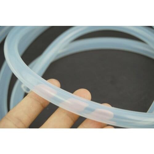 10Meter/Lot silicone hose 8mm ID*12mm OD food grade silicone tube transparent tinnocuity thermostability tube hose Free Shipping