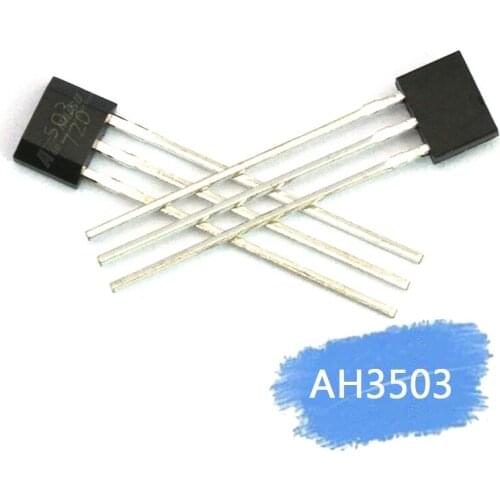 10pcs AH3503 TO-92 3503 TO-92UA UGN3503UA TO92 UGN3503 AH3503U Casing Linear Hall Effect Sensor Hall Sensor Motor
