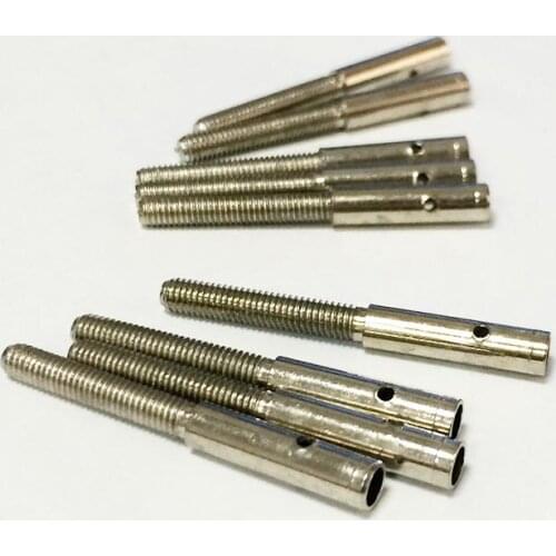 10pcs electrical equipment M3 metal steel wire connecting rod drawhead ball head buckle for RC ac