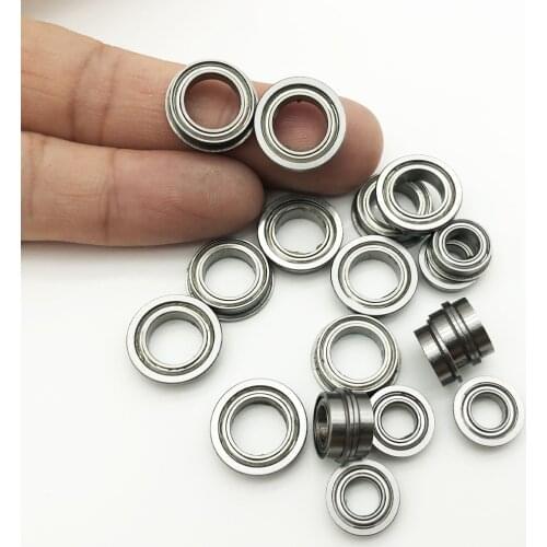 10PCS MF63ZZ MF74ZZ MF85ZZ MF84ZZ MF104ZZ MF105ZZ MFZZ MF128ZZ MF148ZZ MF95ZZ MF83ZZ Flange Bearing Deep Groove Ball Bearing
