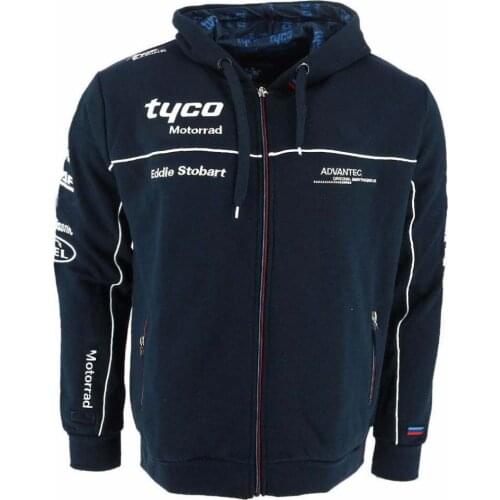 100% Cotton Moto Gp Tyco British Superbike & International Racing Track Top Adult Hoodie Sweatshirt For BMW Motorcade